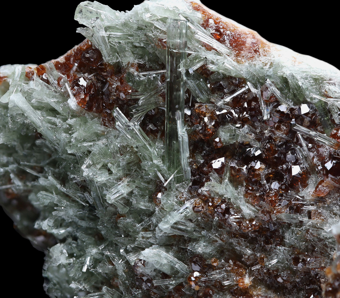 Diopside & Hessonite