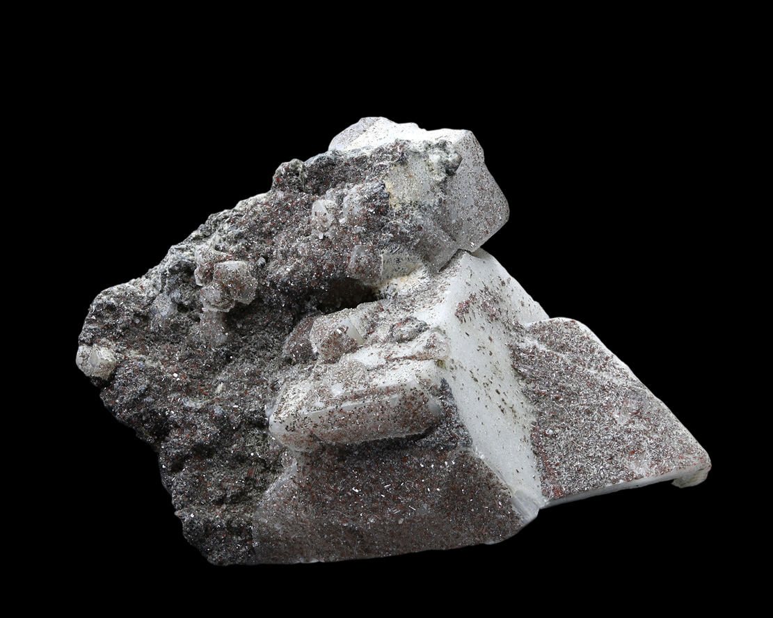 Fluorite & Harmotome & Pyrargyrite