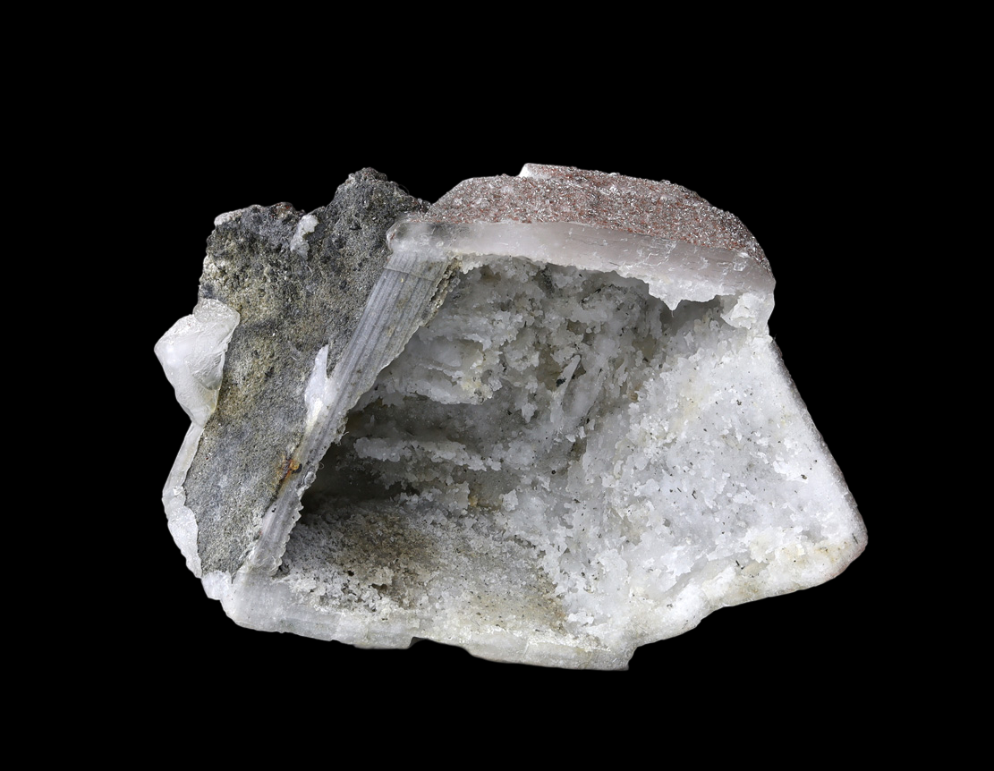 Fluorite & Harmotome & Pyrargyrite