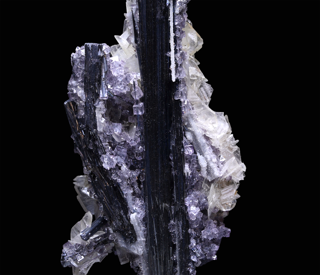 Fluorite & Stibnite & Baryte