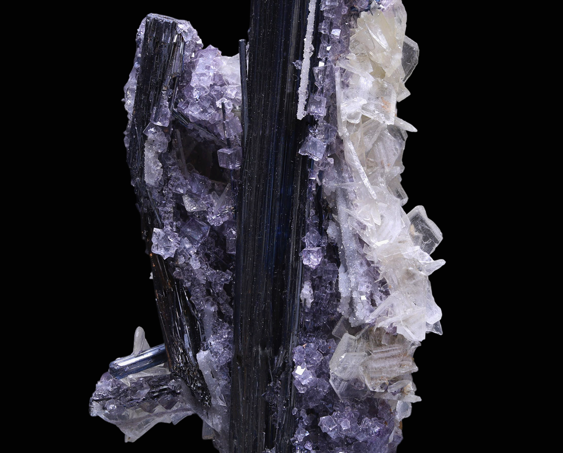 Fluorite & Stibnite & Baryte