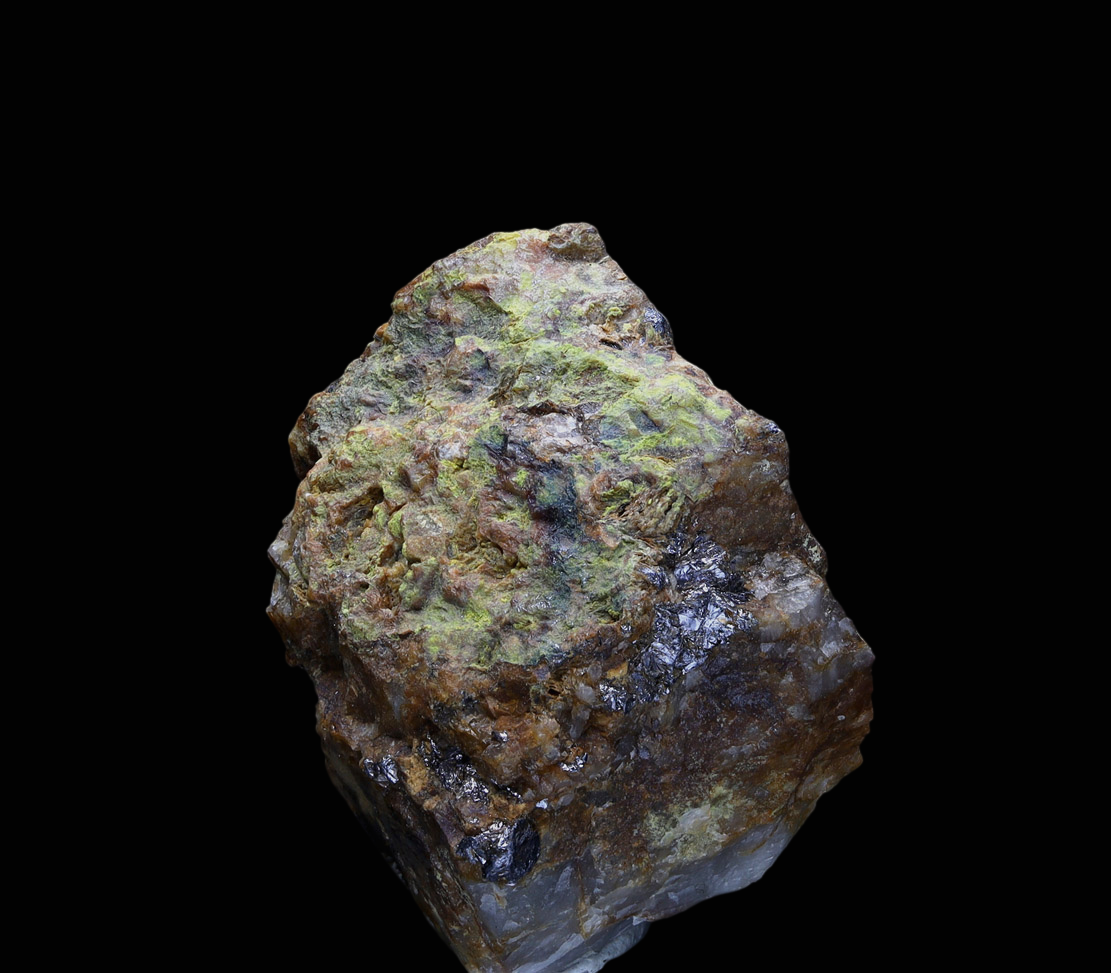 Ferrimolybdite & Molybdenite