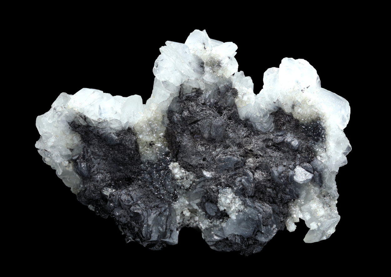 Calcite & Boulangerite