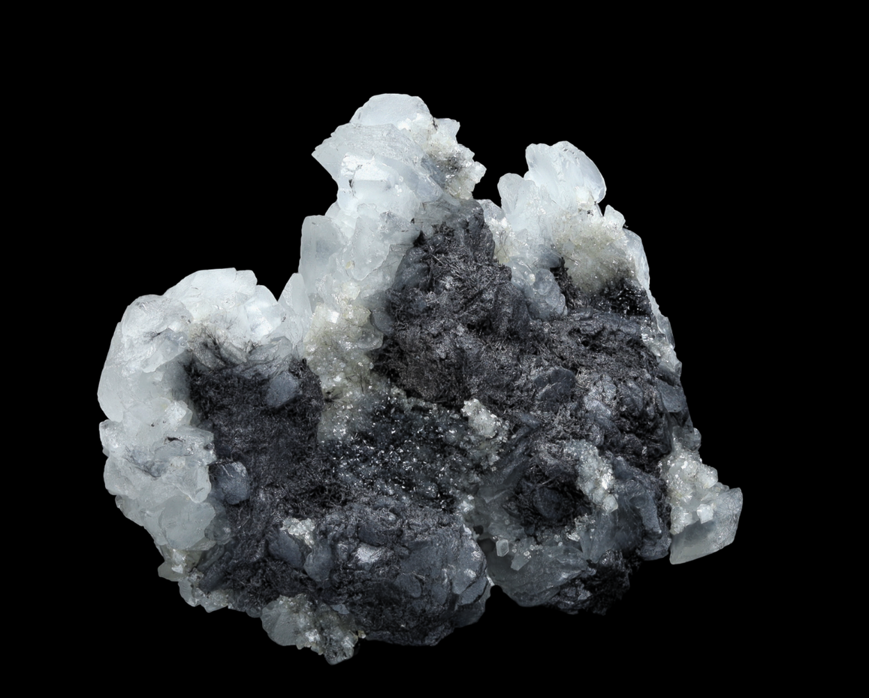 Calcite & Boulangerite