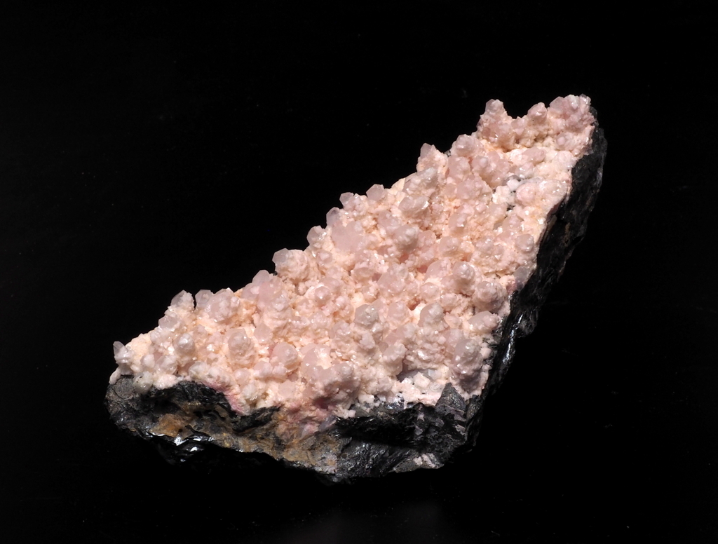 Rhodochrosite On Quartz