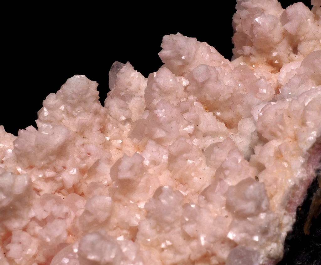 Rhodochrosite On Quartz