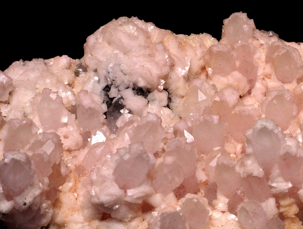 Rhodochrosite On Quartz