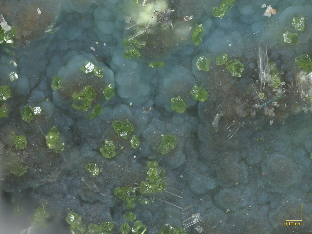Hemimorphite Rosasite & Duftite