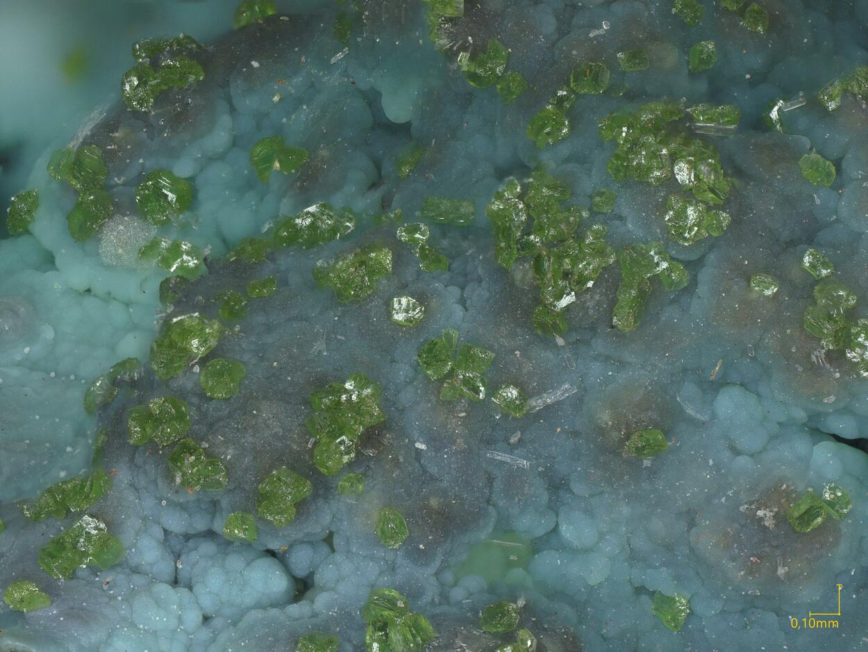 Hemimorphite Rosasite & Duftite