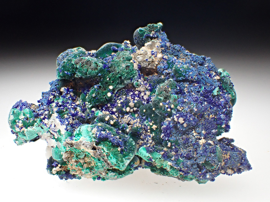 Azurite & Malachite & Cerussite
