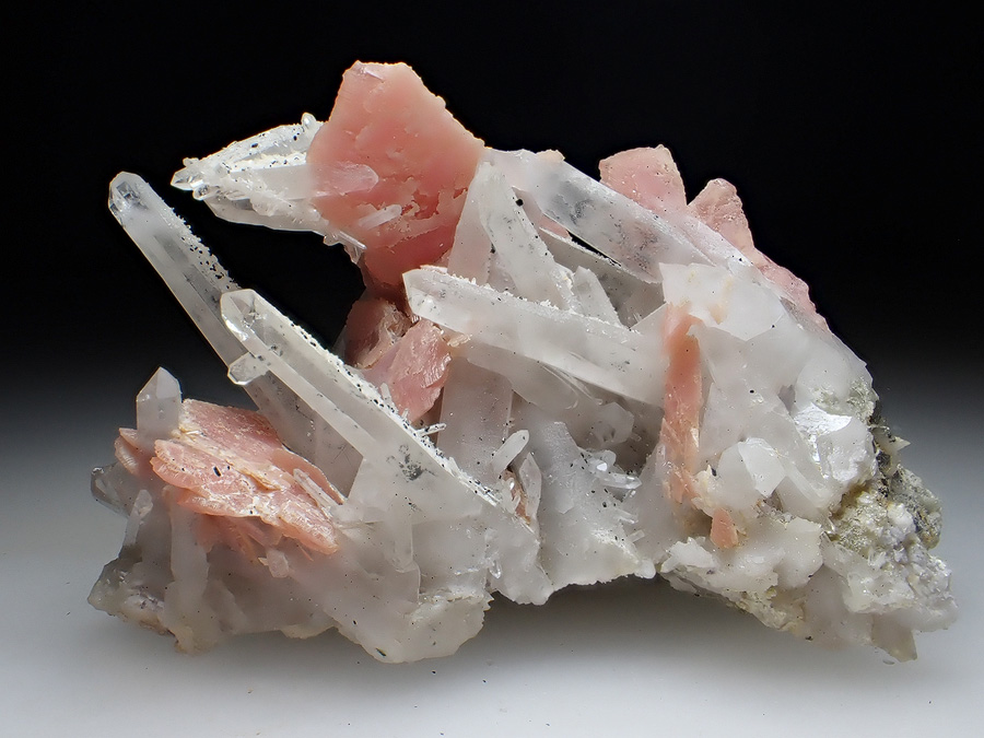 Rhodochrosite & Quartz