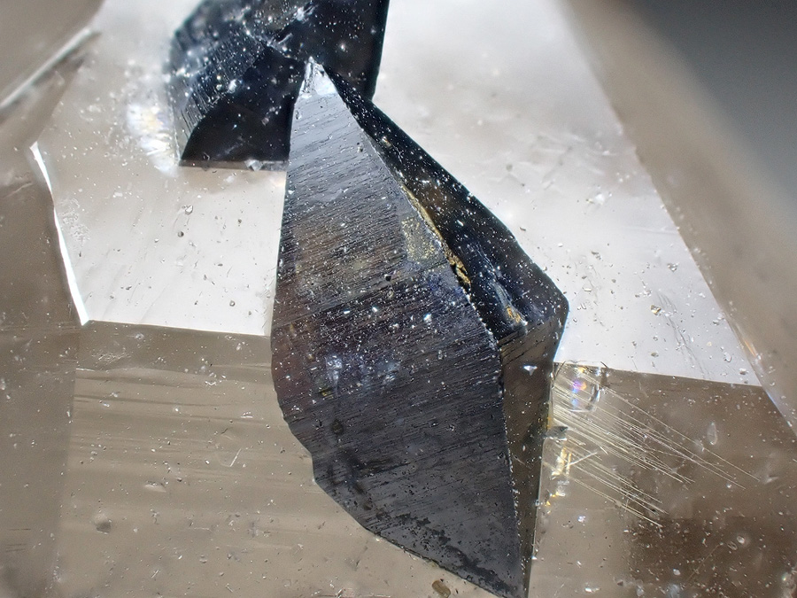 Anatase & Smoky Quartz