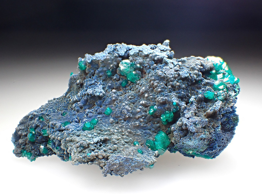 Dioptase Shattuckite & Malachite