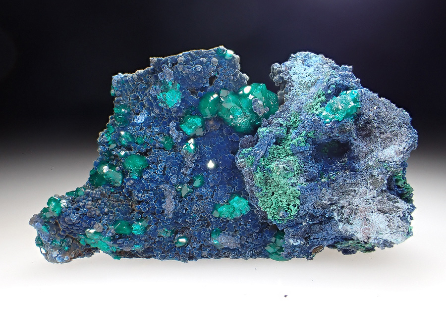 Dioptase Shattuckite & Malachite