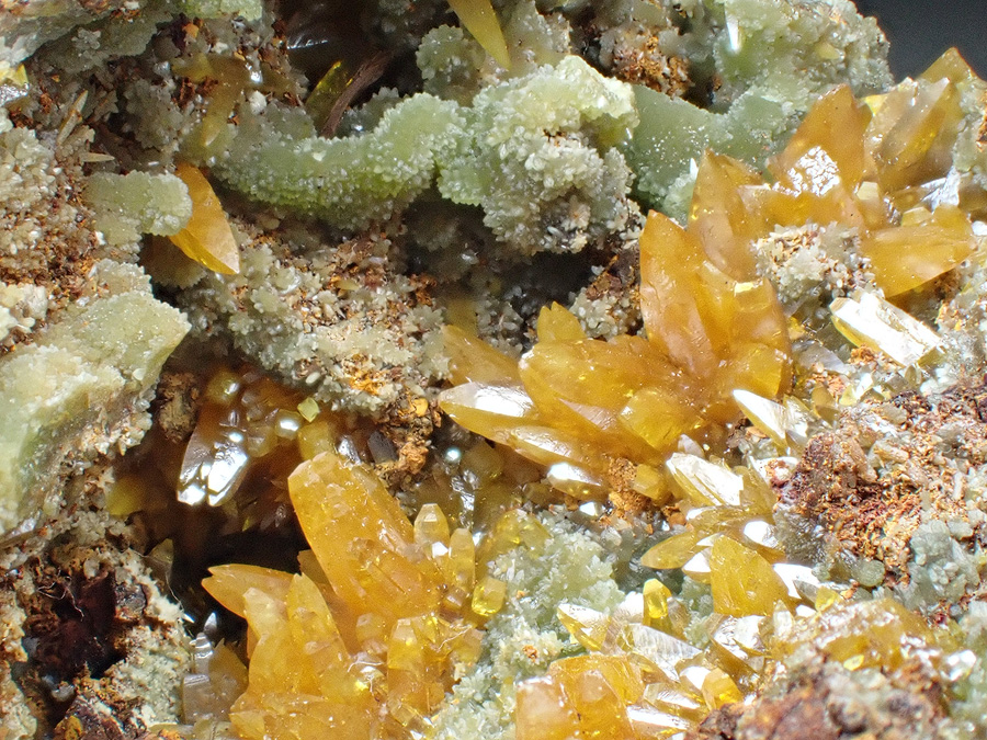 Wulfenite & Mimetite