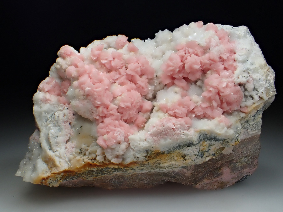 Rhodochrosite & Quartz