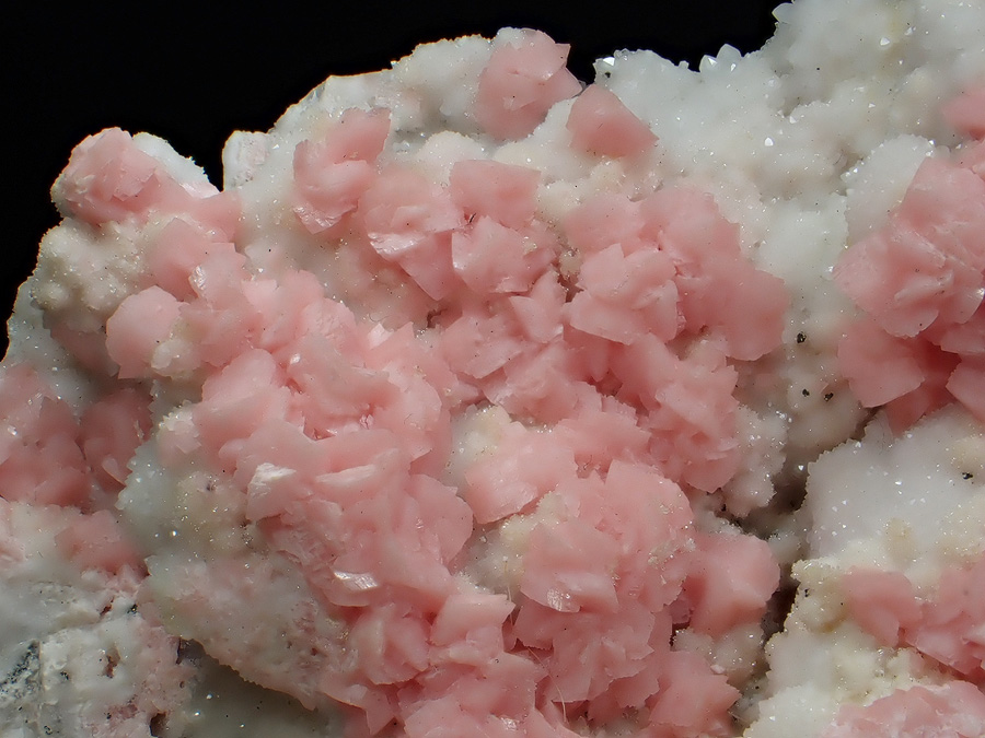 Rhodochrosite & Quartz