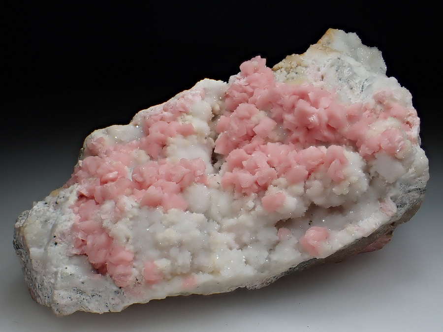 Rhodochrosite & Quartz