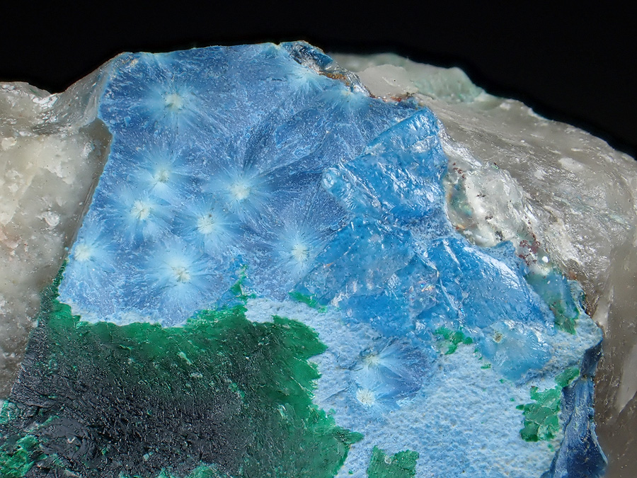 Shattuckite Malachite Quartz & Calcite