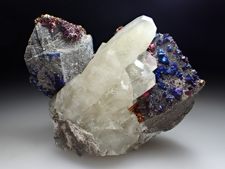 Calcite & Chalcopyrite
