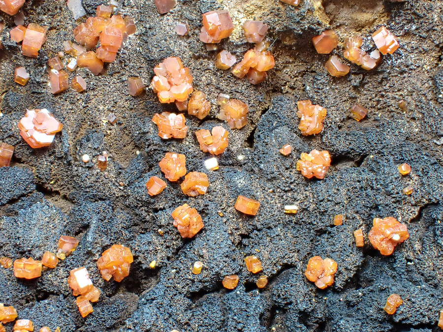 Vanadinite & Siderite