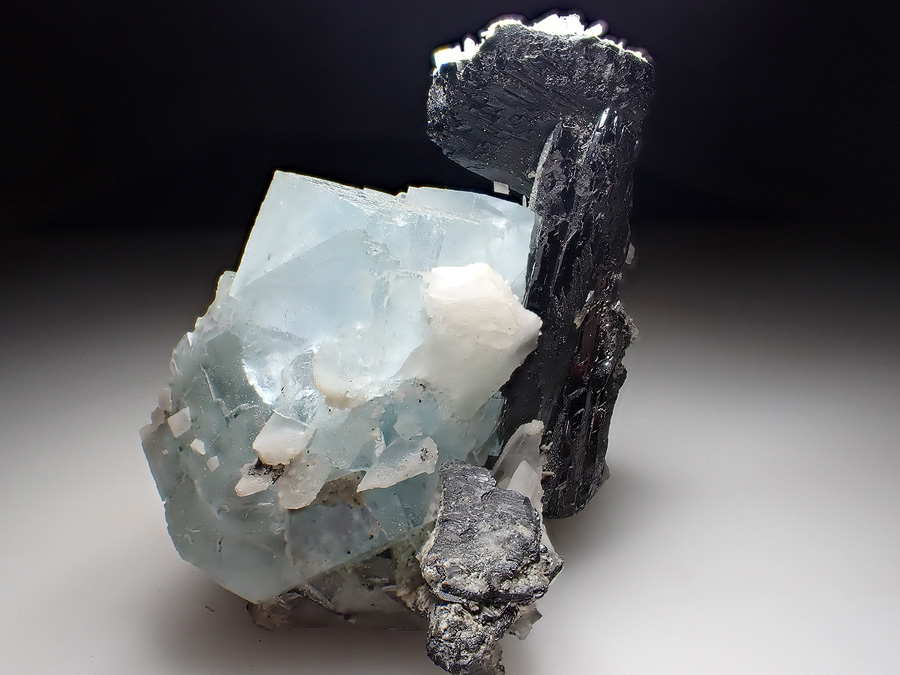 Fluorite & Schorl