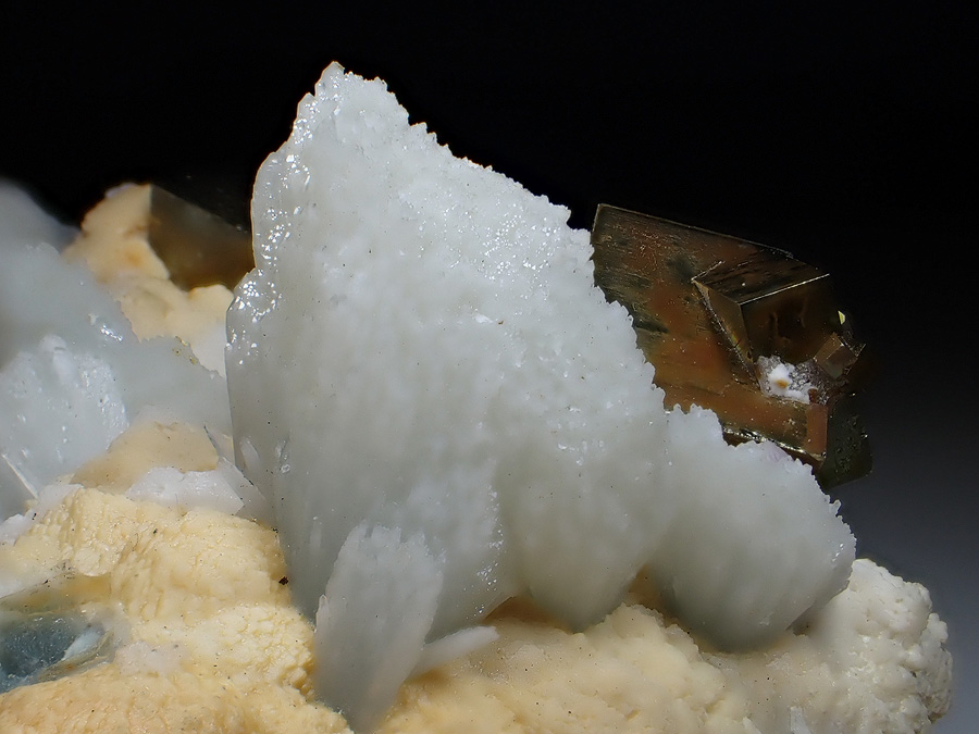 Pyrite Quartz Dolomite & Fluorite