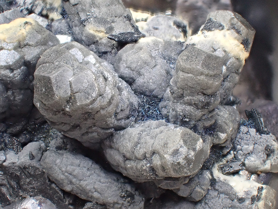 Galena Calcite & Boulangerite