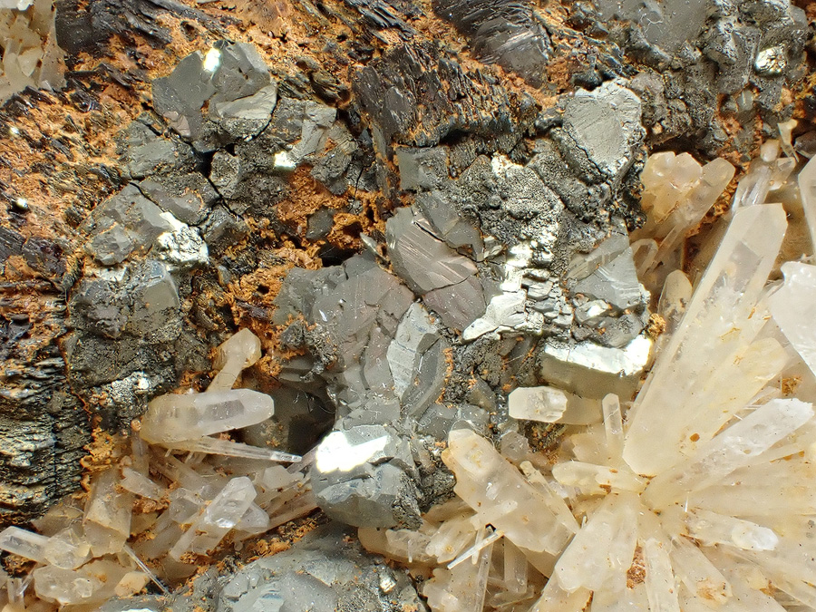 Pyrrhotite Pyrite & Quartz