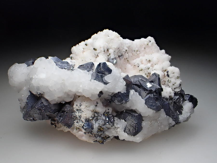 Rhodochrosite Galena & Calcite