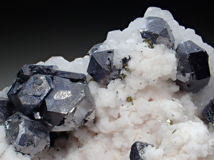 Rhodochrosite Galena & Calcite