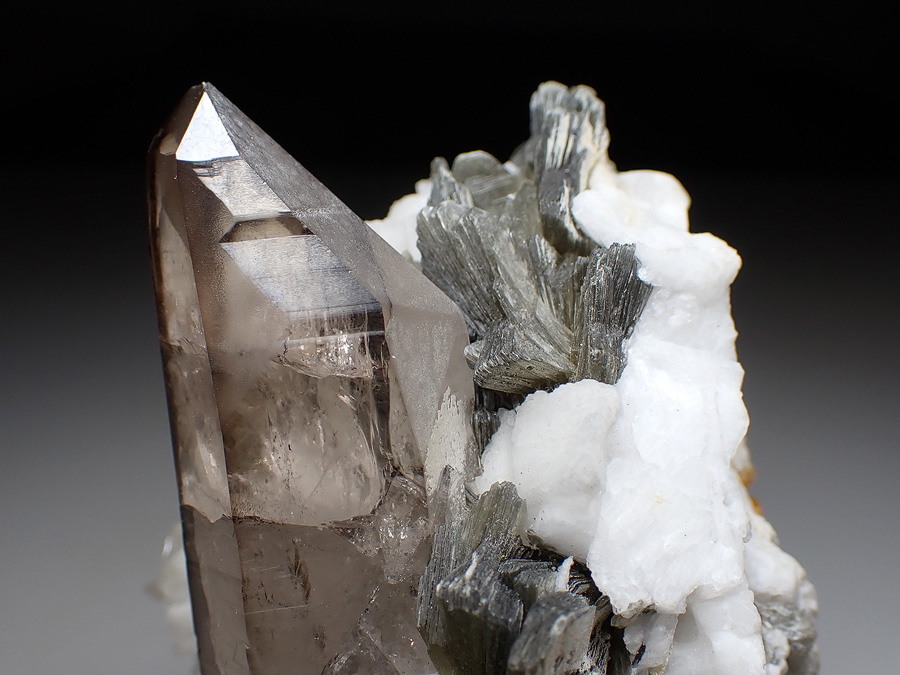 Smoky Quartz Muscovite & Albite