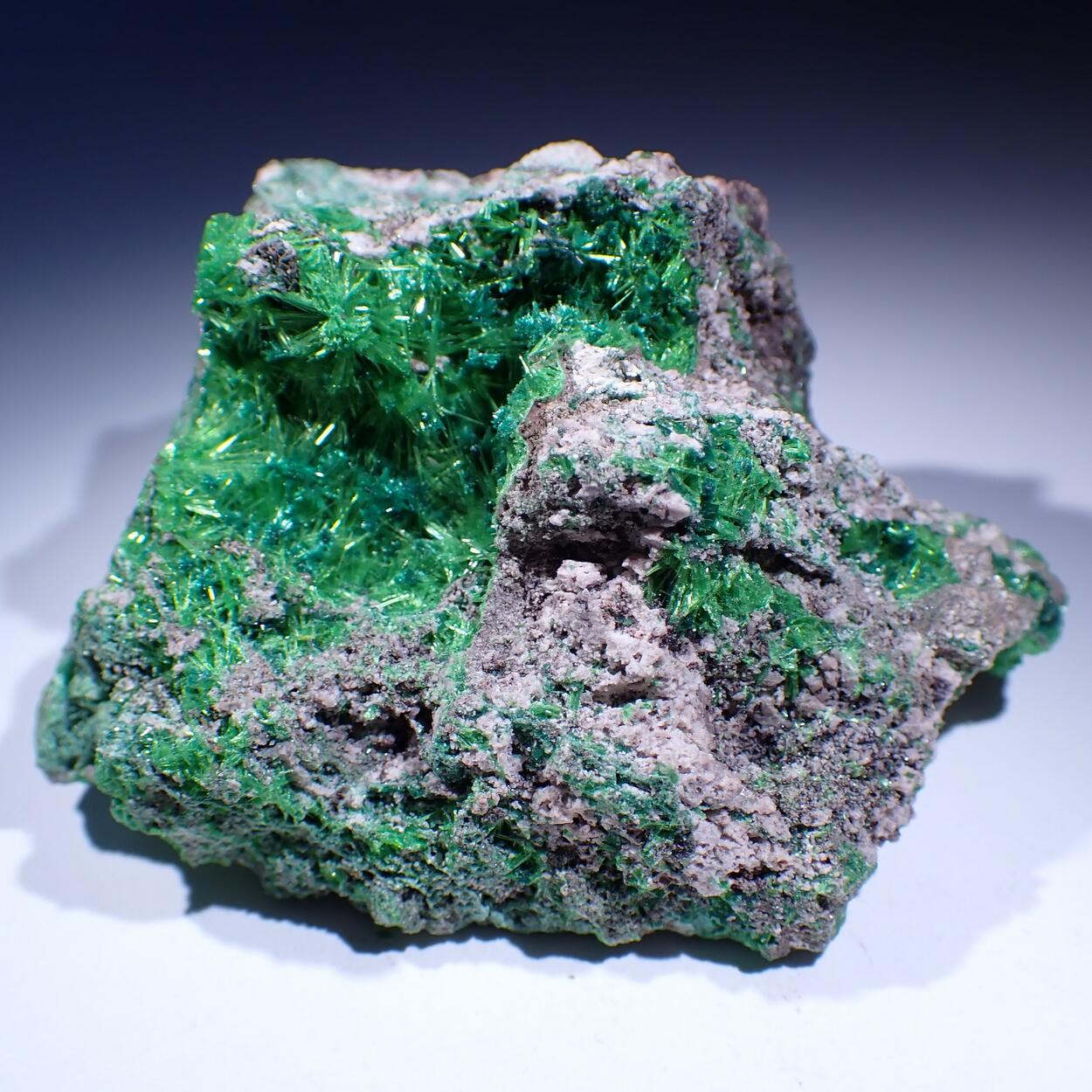 Cuprosklodowskite & Malachite