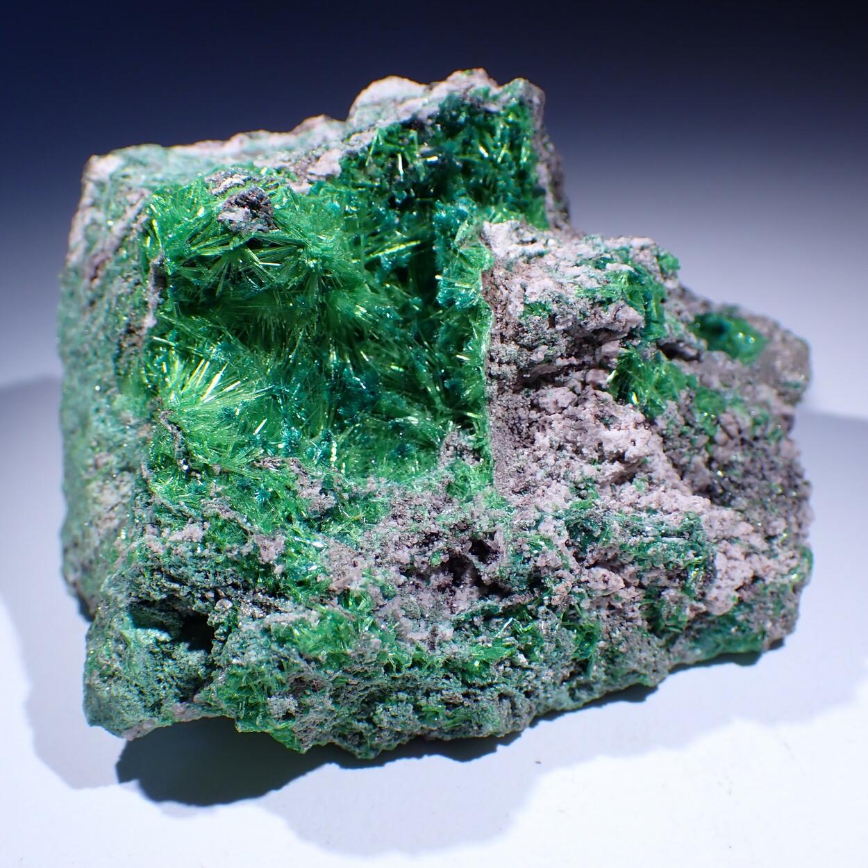 Cuprosklodowskite & Malachite