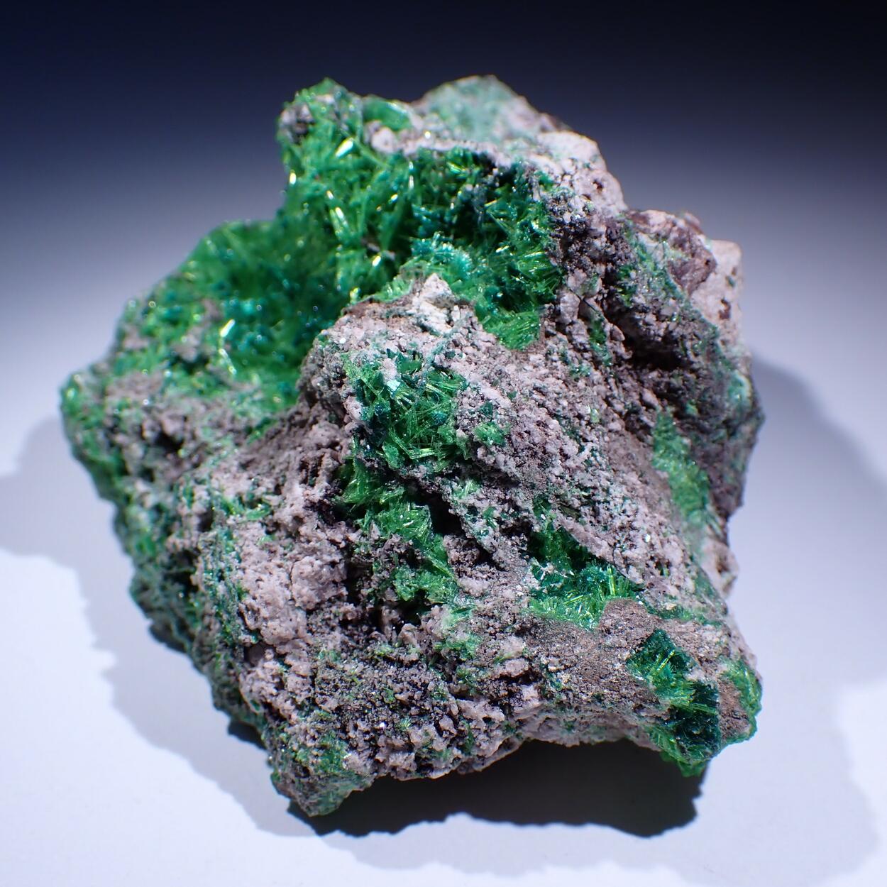Cuprosklodowskite & Malachite