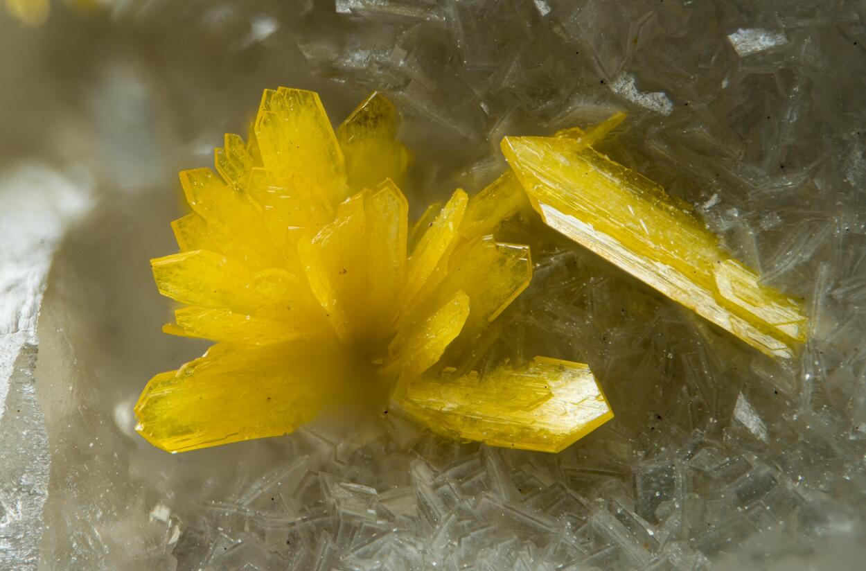 Boltwoodite & Fluorite