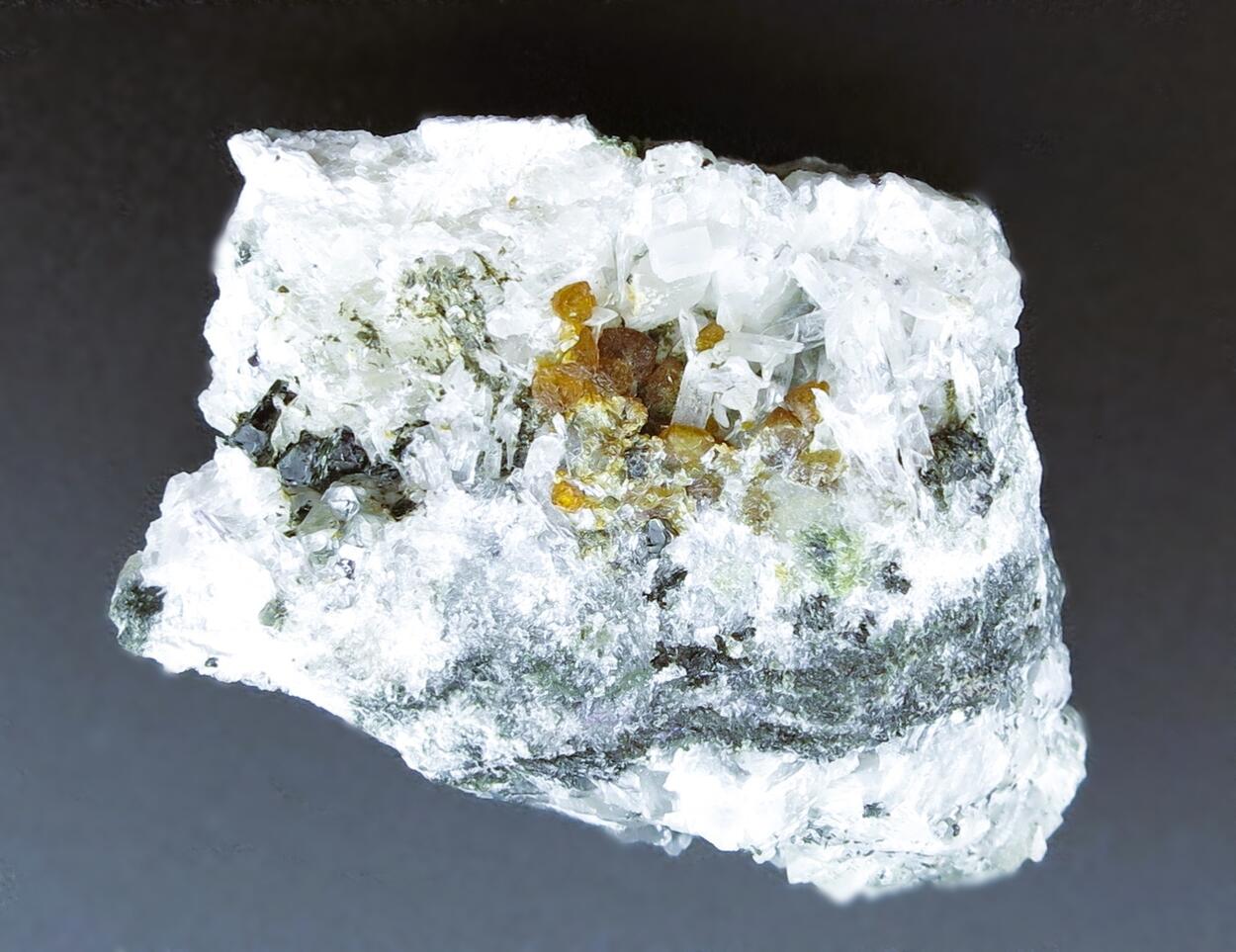 Sphalerite & Pectolite