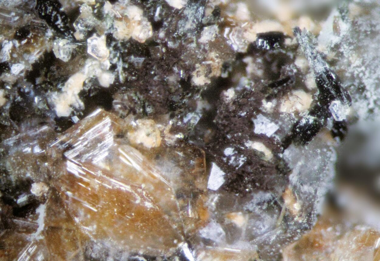 Catapleiite Fluorite & Analcime