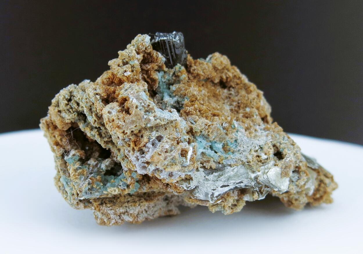 Rhodochrosite Fluorite Polylithionite & Aegirine