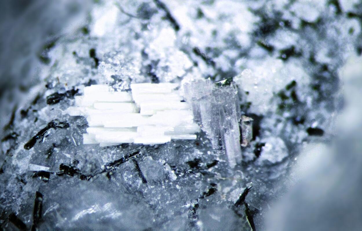 Fluorapatite & Unnamed (Sazhinite-related mineral I)