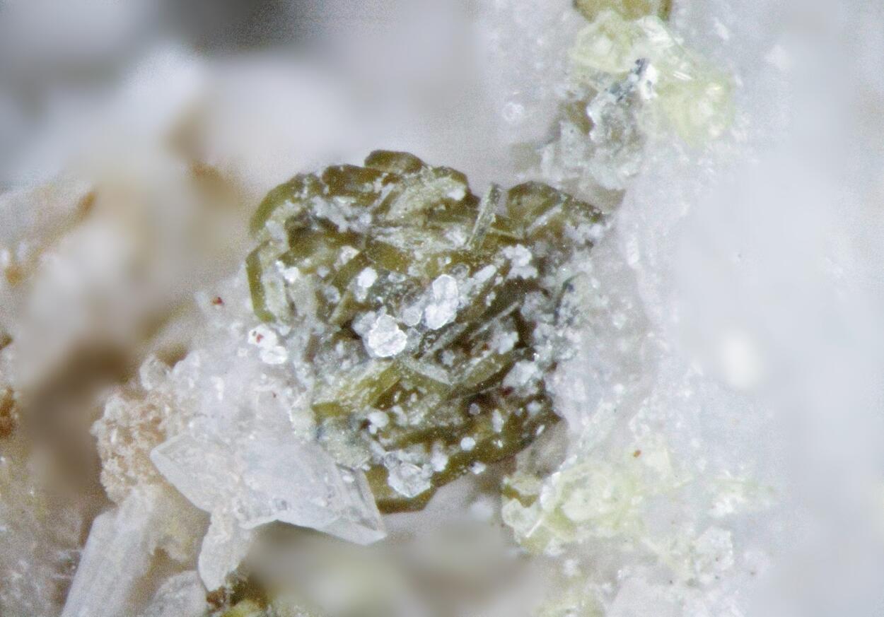 Alicewilsonite-(YCe) Behoite Synchysite-(Ce) Albite Nenadkevichite & Rutile