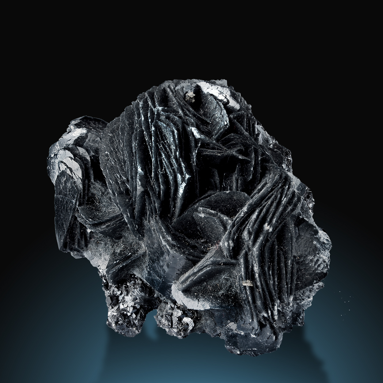 Calcite & Boulangerite