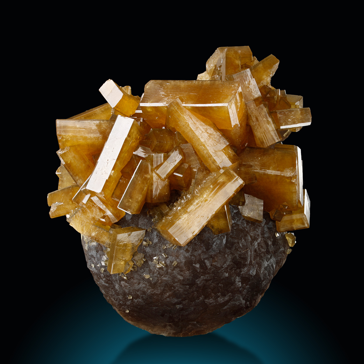 Baryte On Fluorite