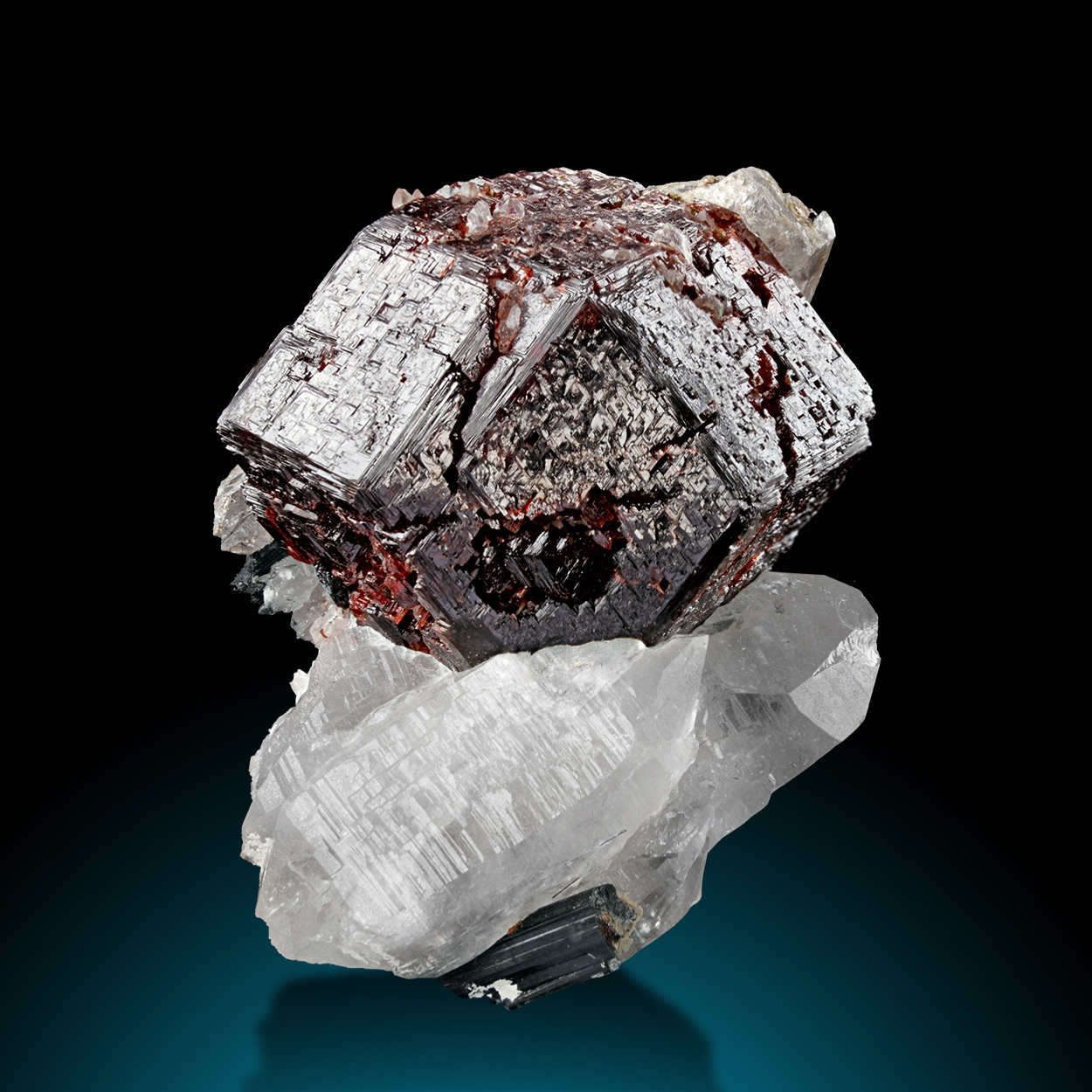 Spessartine & Quartz