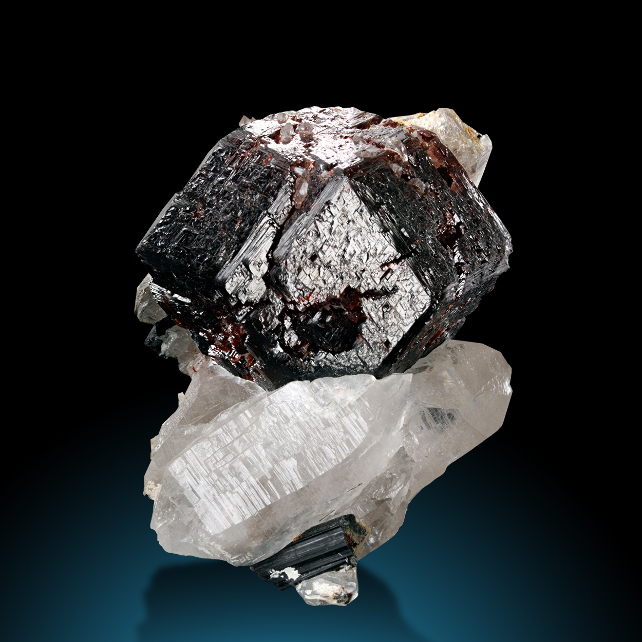 Spessartine & Quartz