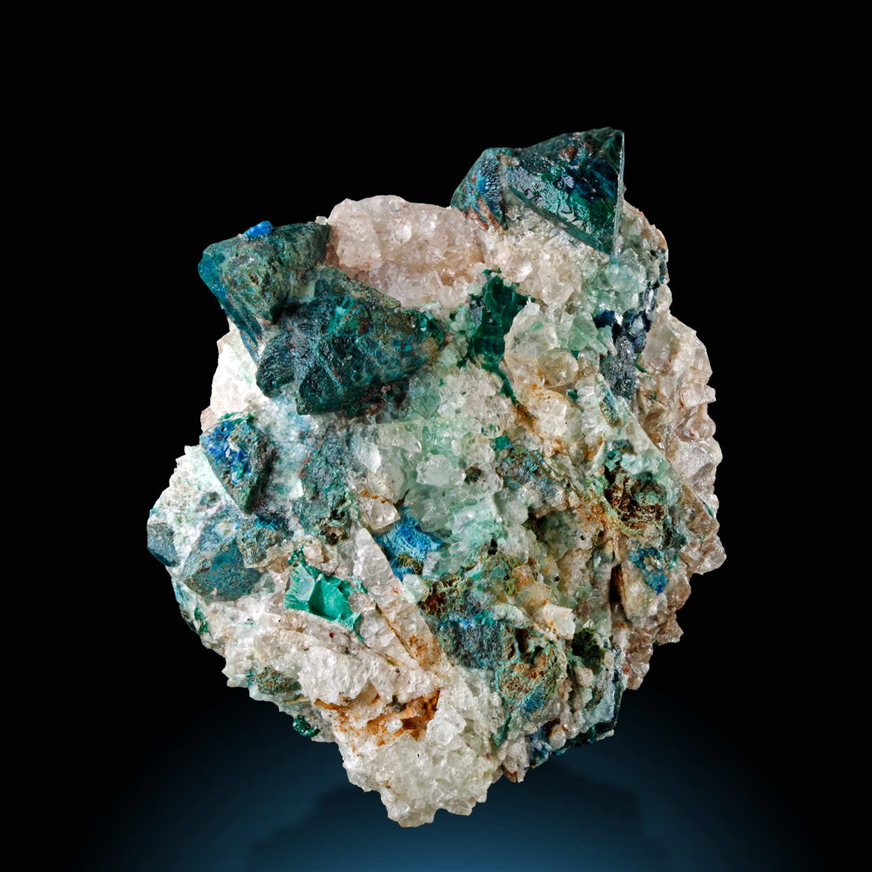 Azurite Malachite & Tetrahedrite