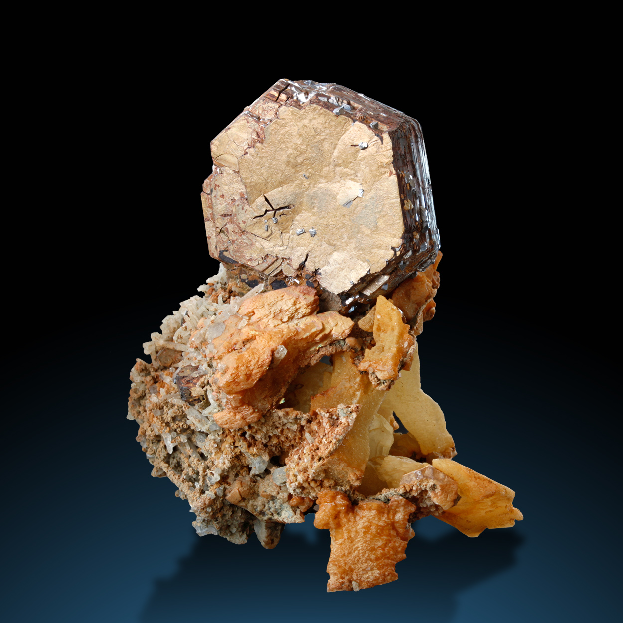 Pyrrhotite Quartz Calcite & Galena