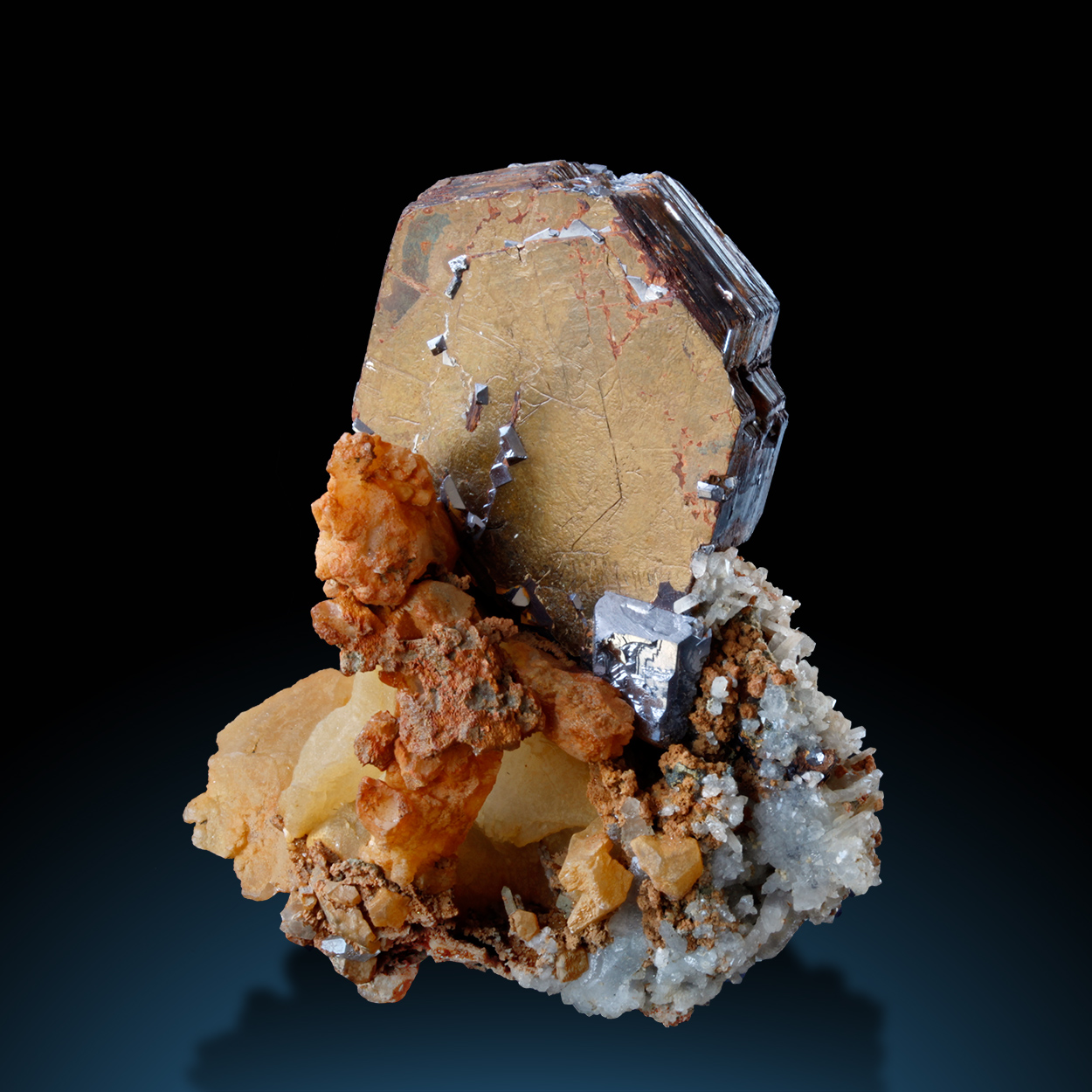 Pyrrhotite Quartz Calcite & Galena