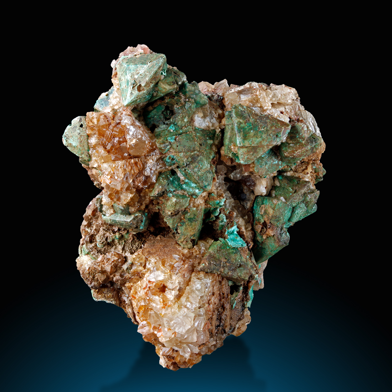 Malachite & Tetrahedrite