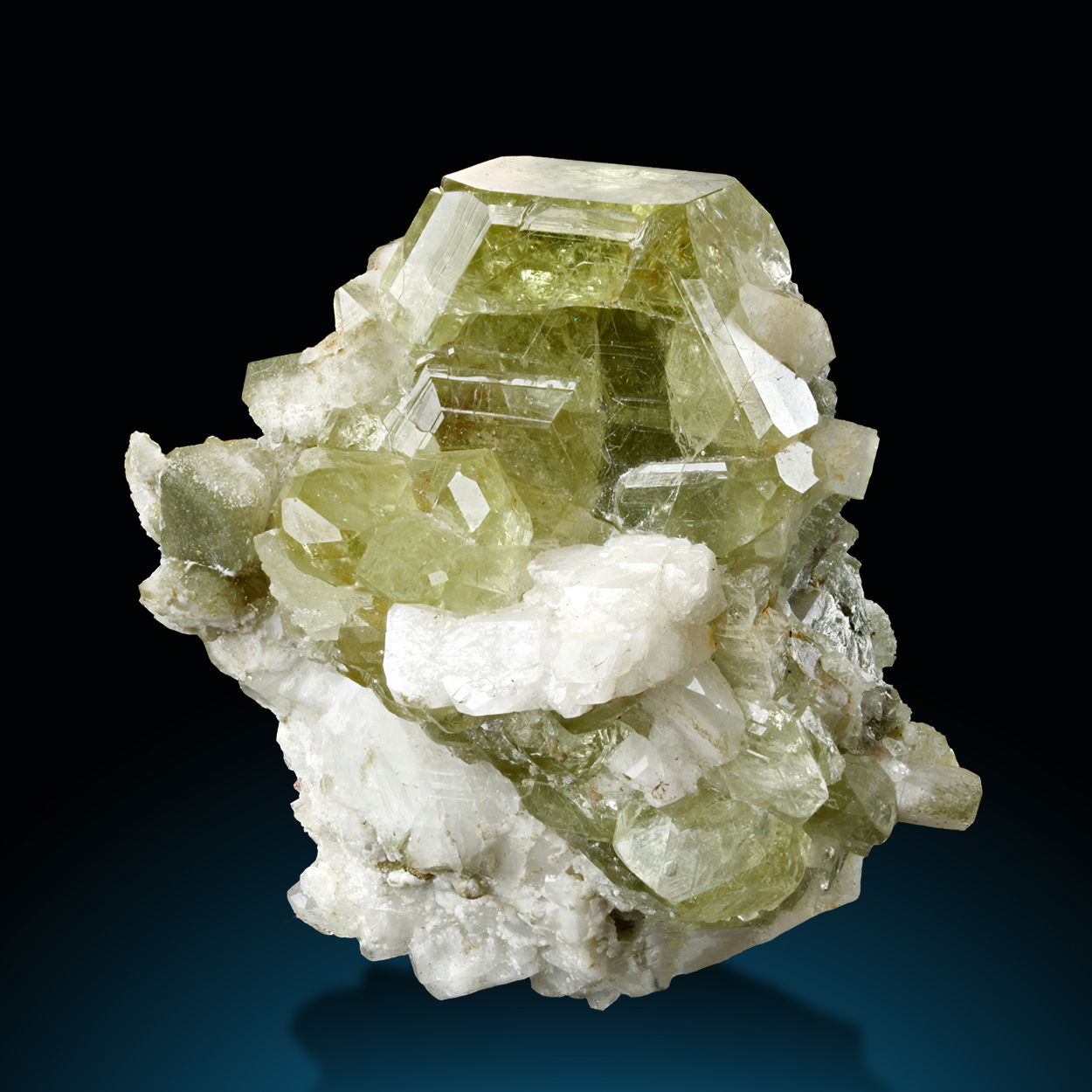 Apatite On Albite